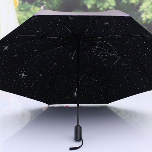 5Cgo  19326611477 全自動大號雨傘折疊超強太陽傘防紫外線遮陽傘黑膠 MIK86000 