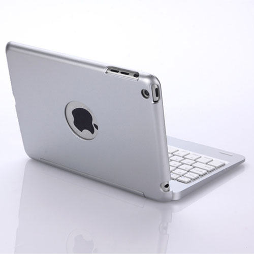 5Cgo 25233024165 蘋果iPad Mini 金屬 藍牙鍵盤保護殼ipadmini鍵盤套裝帶休眠 配件 SHM62100 