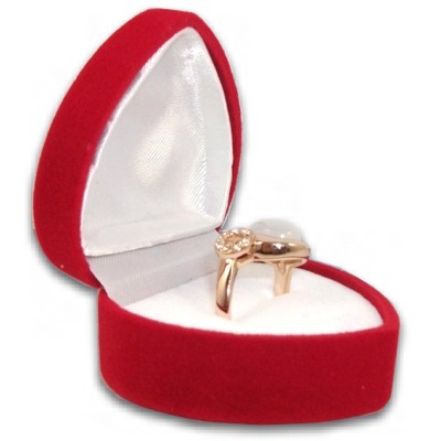 5Cgo 愛心 13342151970 心型 紅色 戒指盒 求婚/情人節 【10個】MIK0400