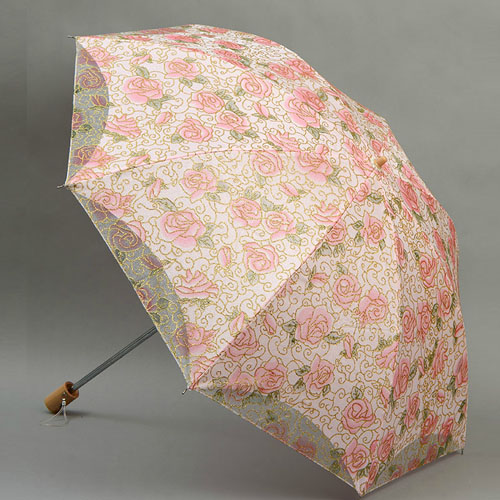 5Cgo  4818733414 玫瑰花雙層網紗洋傘 韓國公主太陽傘 超強曬傘遮陽傘 雨傘 MIK3400