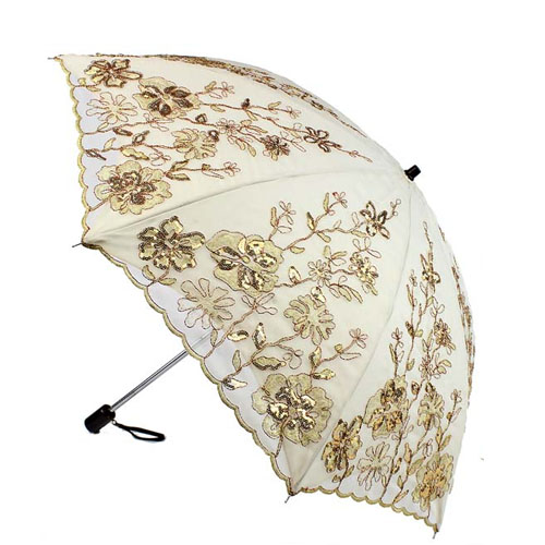 5Cgo  23563812140 出口韓國外貿傘 遮陽傘 超強防紫外線太陽傘 洋傘 公主刺繡傘 MIK85100
