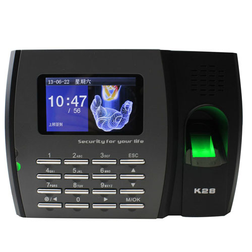 5Cgo 26279332309 中控K28指紋考勤機指紋打卡機停電可用可打卡機免軟件 SHM55400