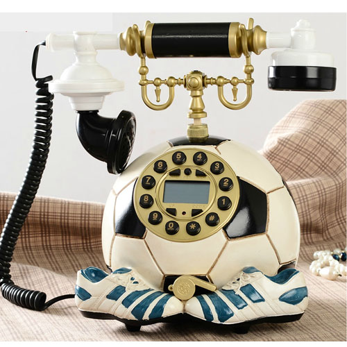 5Cgo 19507317270 型男最愛足球電話機 個性時尚電話機球鞋 創意電話座機  XXY86100
