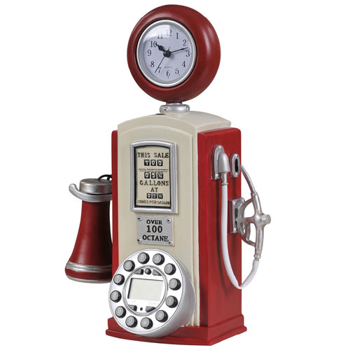 5Cgo 19423022444  歐式田園電話機復古時尚電話機來電顯示加油機電話座機 XXY86200