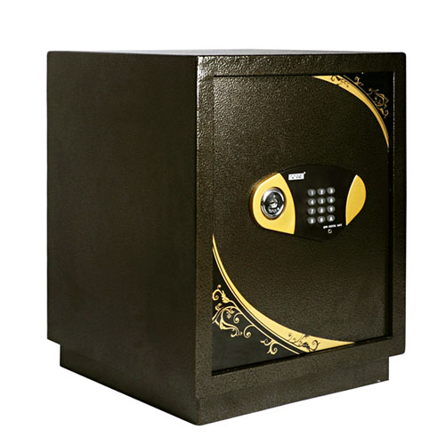 5Cgo 15925182822 全能保險櫃 家用保管箱+帶鎖夾層+帶報警 收納/藏箱 收銀箱 安全   MIK85700
