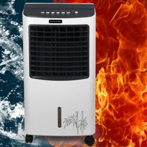 5Cgo  20574359992 空調扇KH-LNS05冷暖兩用遙控冰冷扇 家用靜音冷風扇 正品特價  (電壓：220V)  XXY72400