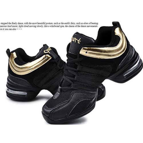 5Cgo  17265844802 新款正品舞蹈鞋 增高透氣健美操 廣場舞鞋 現代舞鞋跳舞鞋女 MIK07000