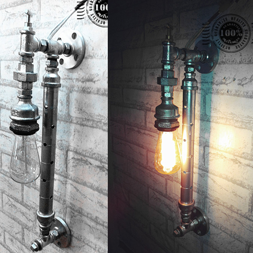 5Cgo 21476119036 復古工業 個性創意DIY水管台燈 咖啡館燈 新奇酒吧懷舊機器人壁燈  SHM89100