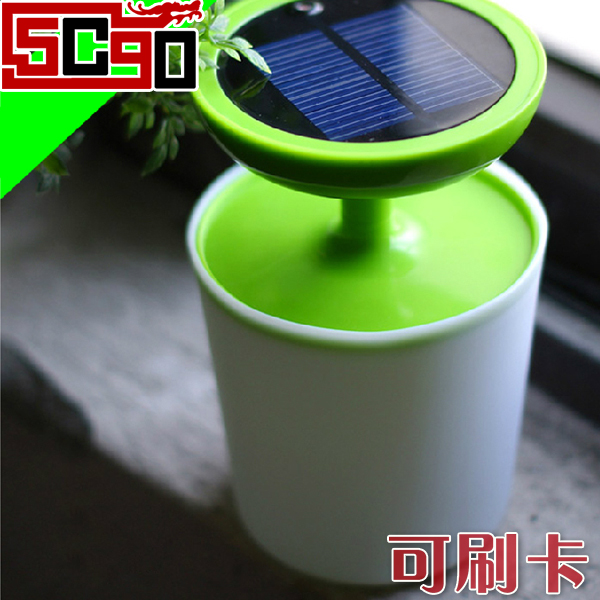 5Cgo 光合盆栽 太陽能燈 創意LED小夜燈 小檯燈 節能環保台燈 生日禮物AGL88000