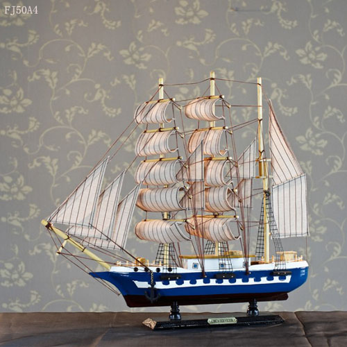 5Cgo 14613728870 手工 木制工藝品帆船模型 實木船模 大號 客廳擺件男士禮物  ZXJ23100