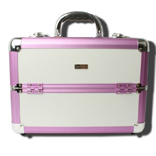 5Cgo cerro qreen7762872236 鋁合金專業化妝箱 紫色可肩背 收納箱 旅行箱