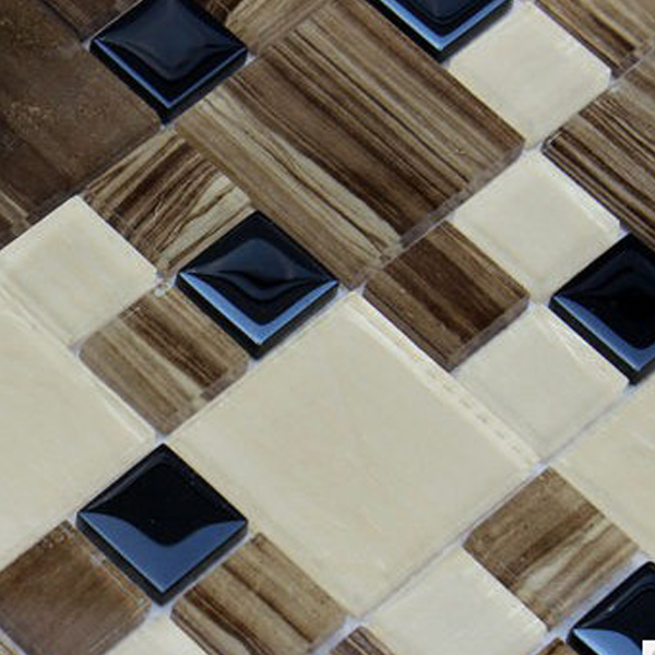 5Cgo 16106555139 牆紙玻璃馬賽克 背景牆貼 客廳瓷磚 拼圖拼畫 地面建材  衛生間 家居 裝修 墻磚 多色  CHX24000