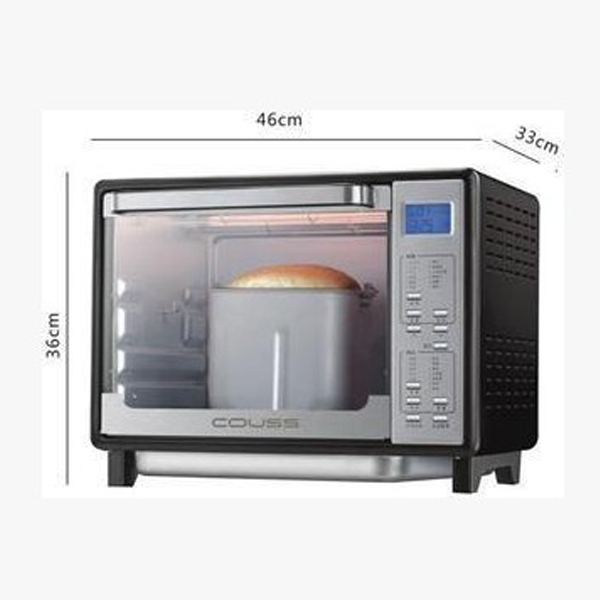 5Cgo 17415109315 家用烤箱面包一體機 電子控溫蛋糕烤箱 多功能 烘焙 發酵 智能 廚用電烤箱(插220V電) CHX88210