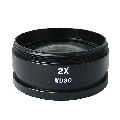 5Cgo 13637693391  體視顯微鏡 增倍鏡 減倍鏡 物鏡用2X 1.5X 0.5X 48mm帶螺紋  ZYH02100