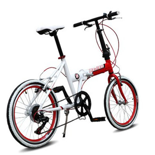 5Cgo 18778354061 折疊車自行車 20寸變速鋁合金禮品車 成人兒童 戶外休閒運動健身 輕松方便 CHX39800